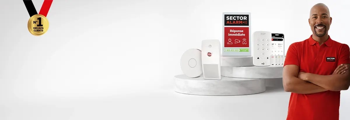 Télésurveillance avec alarme connectée et intervention ultra-rapide 24h/24 et 7j/7 par un agent prêt à agir en quelques secondes pour habitations et locaux professionnels.