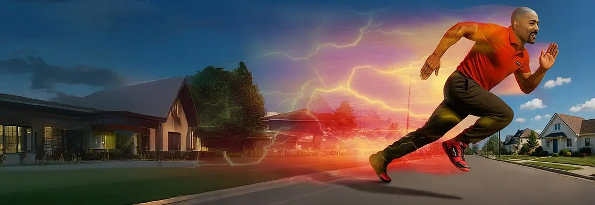 Maison protégée par une alarme et un service de télésurveillance assurant une intervention rapide