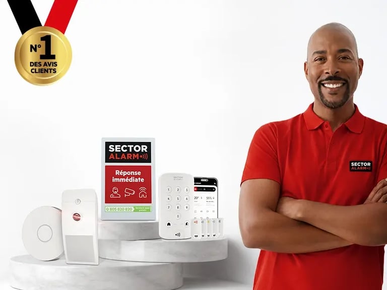 Télésurveillance avec alarme connectée et intervention ultra-rapide 24h/24 et 7j/7 par un agent prêt à agir en quelques secondes pour habitations et locaux professionnels.