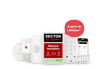 Pack alarme maison sans fil avec capteurs et contrôle depuis smartphone
