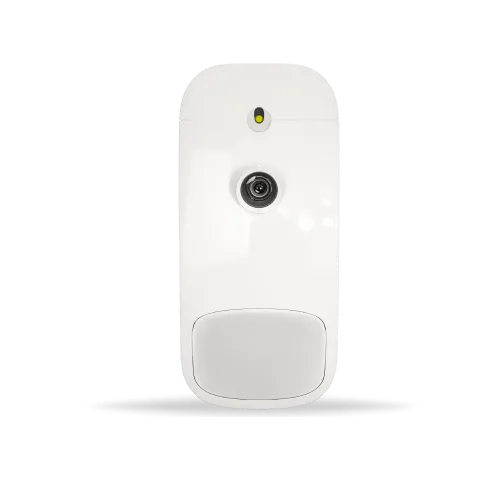 Détecteur de mouvement avec caméra intégrée Sector Alarm pouvant être inclus dans une alarme maison connectée