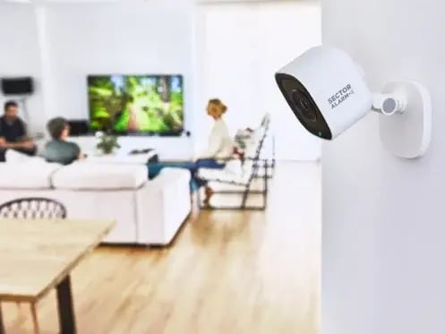 Caméra intérieure dans le salon