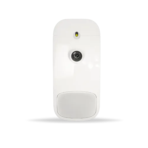 Détecteur de mouvement avec caméra intégrée Sector Alarm pouvant être inclus dans une alarme maison connectée
