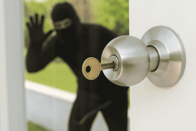 Faut-il laisser la clé dans la serrure de sa porte ?