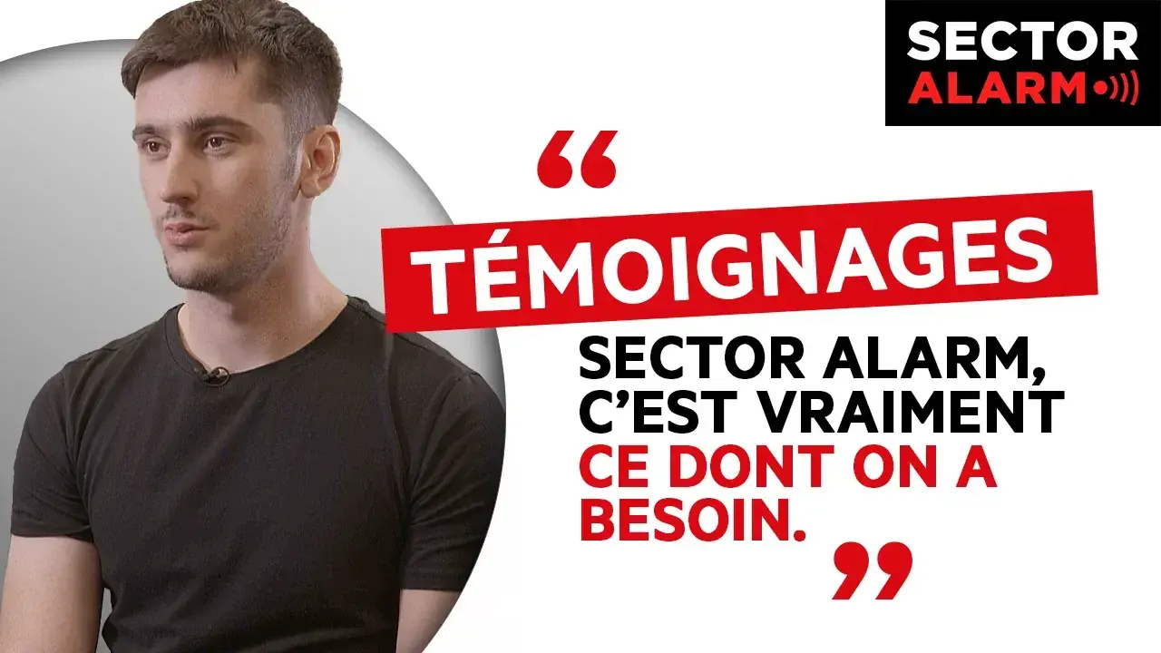 Alexandre partage son avis sur Sector Alarm soulignant l’efficacité de son alarme maison