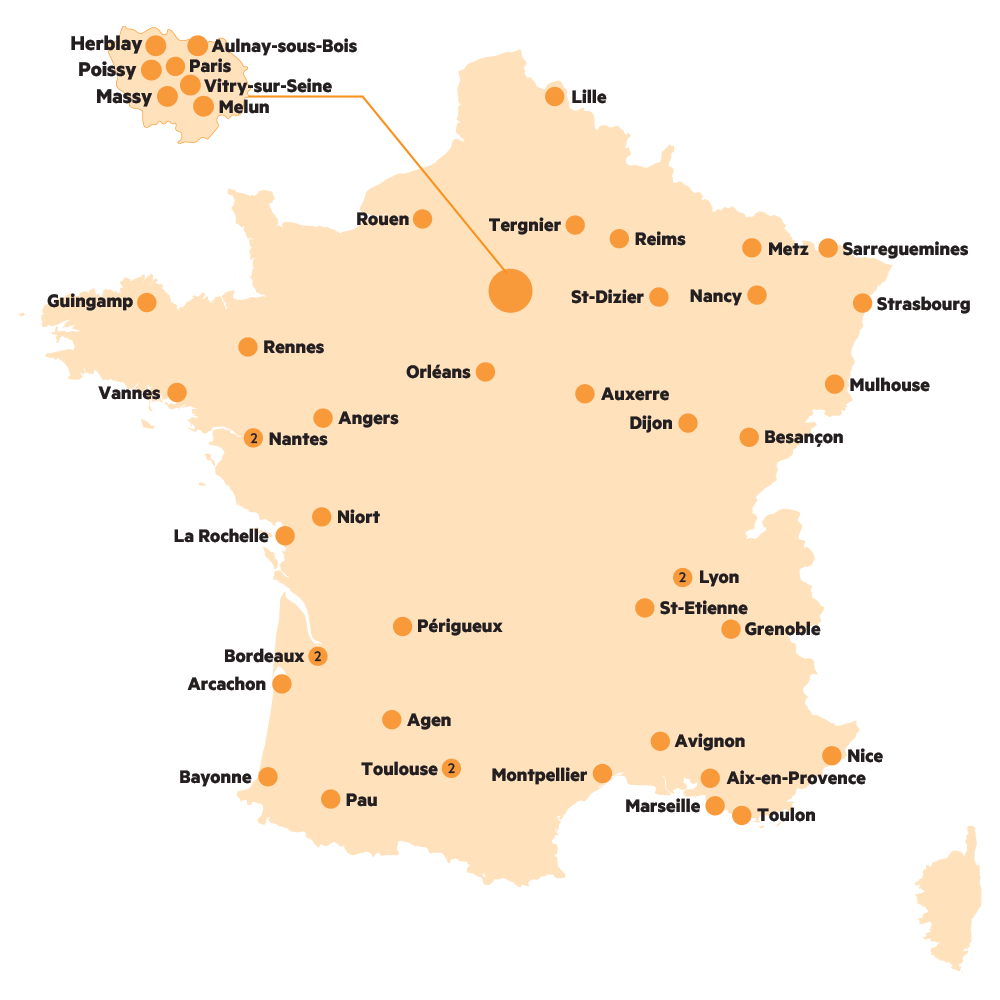 carte france