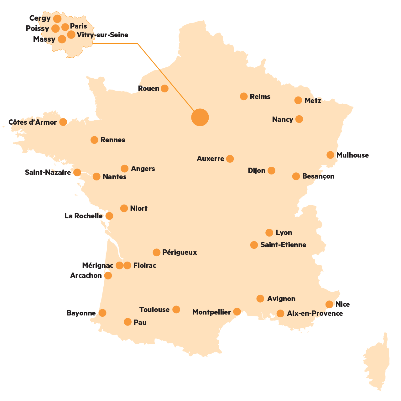Emplois toute la France