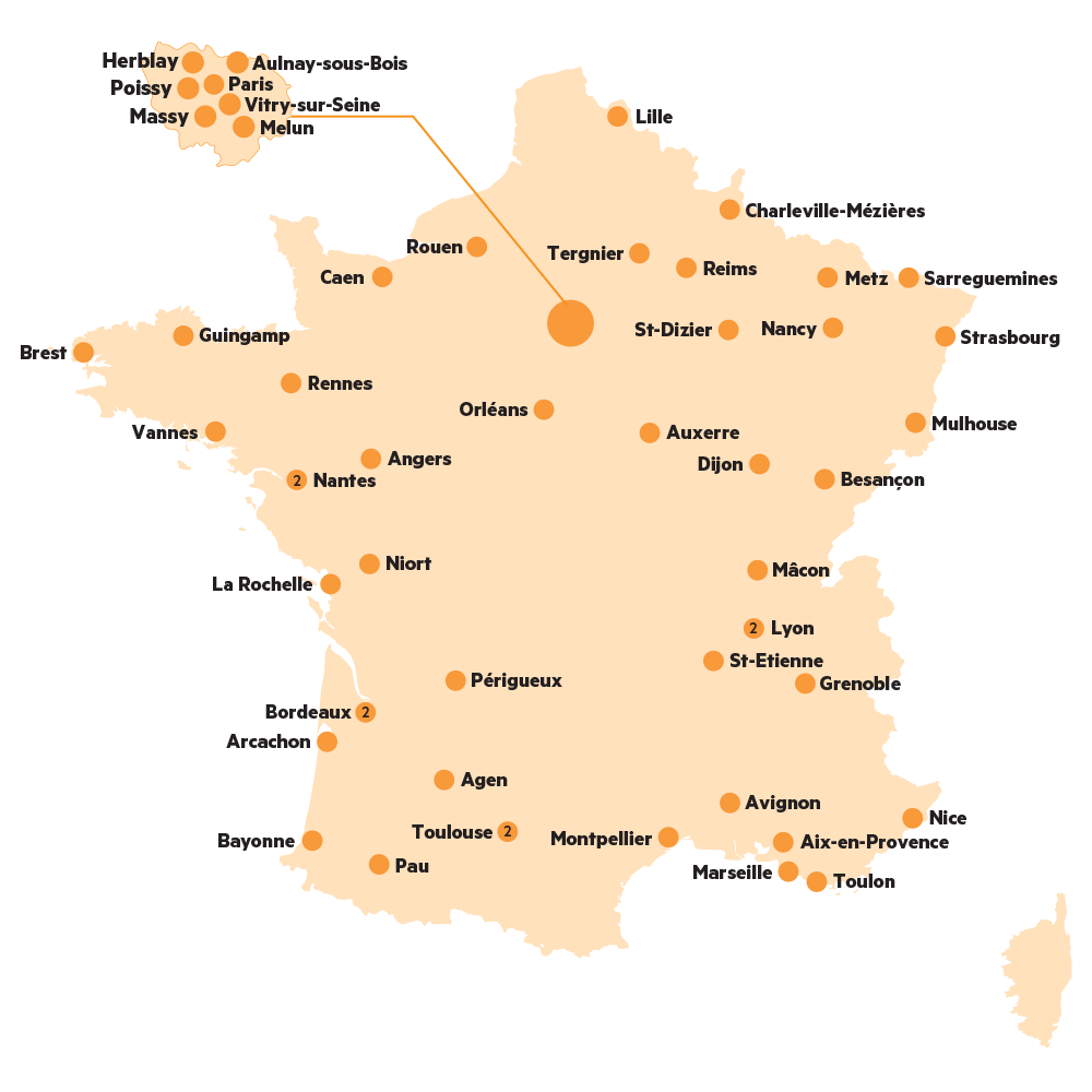 carte france
