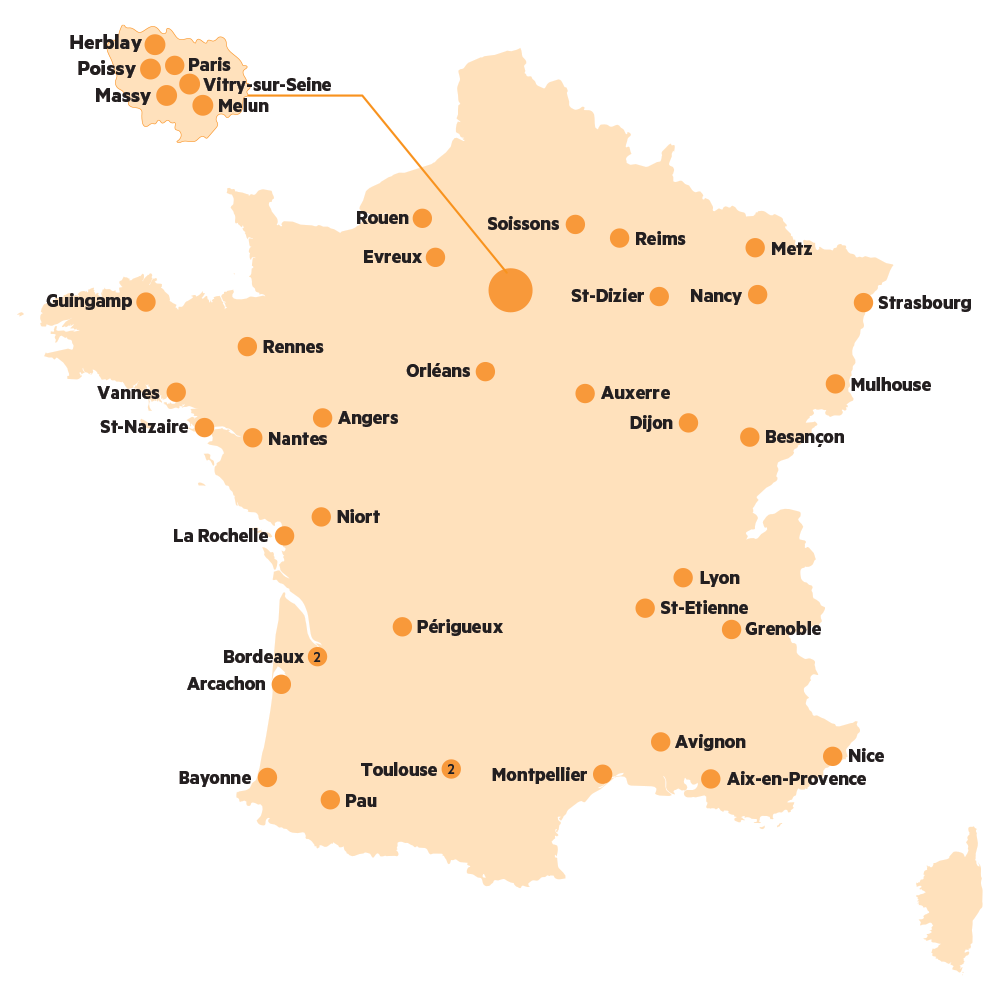 Emplois toute la France