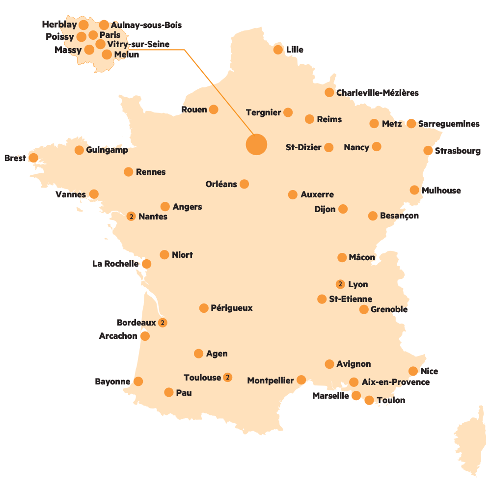 Emplois toute la France